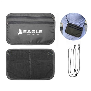 RFID Blocking Anti-Theft Oxford Cloth Neck Pouch